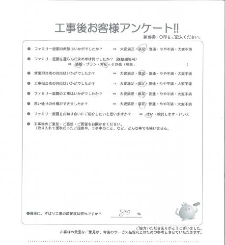 兵庫県川西市 S様