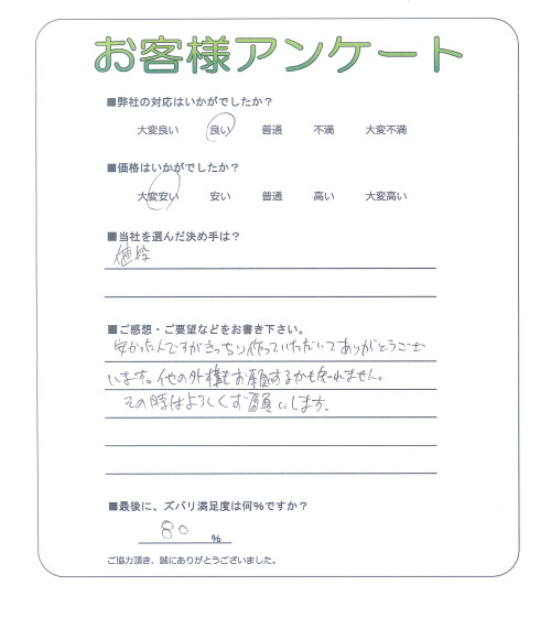 奈良県奈良市 N様