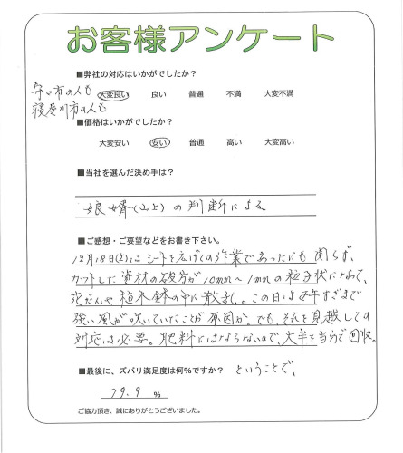 京都府京都市伏見区 Y様