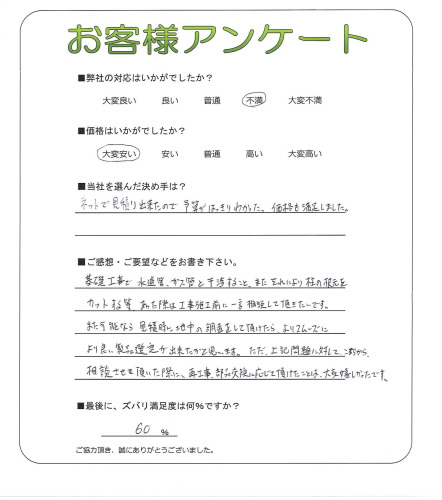 奈良県奈良市 M様