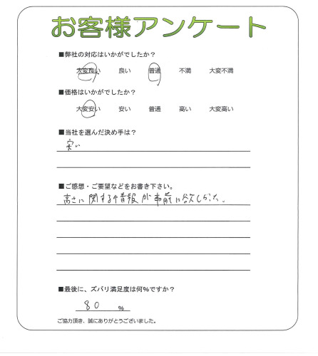 兵庫県西宮市 M様