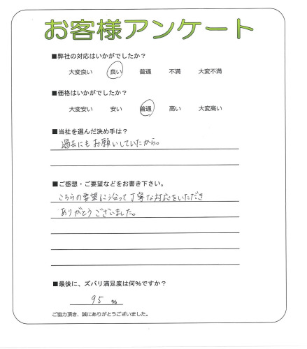奈良県橿原市 I様