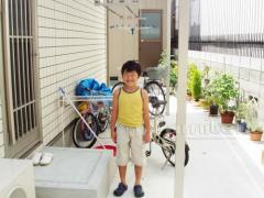 施工前 お子様と