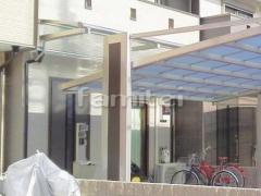柱なし 雨除け屋根 YKKAP ヴェクターテラス屋根(ベクター) 1階用 F型フラット屋根