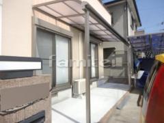 洗濯干し屋根 レギュラーテラス1階 土間コンクリート