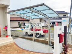 自転車バイク屋根 YKKレイナポート