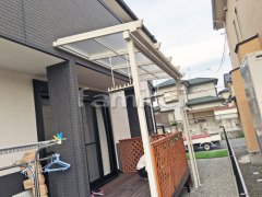 フル木製調テラス屋根(パーゴラ風) 三協ナチュレ1階