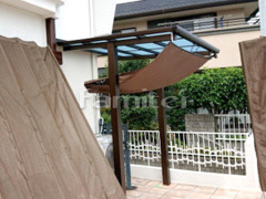 雨除け屋根 YKK独立式エフルージュグランZERO1階