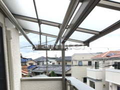 ベランダ屋根 LIXILパワーアルファ 積雪30cm対応 2階