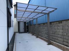 カーポート2台(縦) 連棟 LIXIL ネスカF フラット屋根