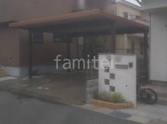 カーポート2台(ワイド) ツイン YKKAP 木製調 ジーポートPro 積雪50cm対応 フラット屋根 折板屋根
