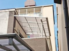 2階ベランダ屋根 YKKAP ソラリアF フラット屋根 スタンダード 壁付
