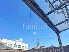 アルミ屋根付け シェード(日除け) LIXIL スタイルシェード アルミ屋根(テラスSC) 設置 デザイン