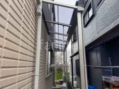 1階テラス屋根 連棟 (雨除け) LIXIL スピーネF フラット屋根 スタンダード 壁付