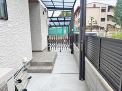 玄関アプローチ 土間コンクリート