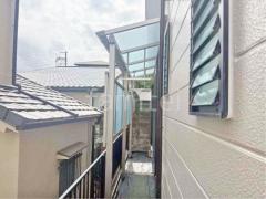 1階テラス屋根 (雨除け) YKKAP ソラリアF フラット屋根 スタンダード 壁付
