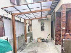 カーポート1台 (単棟) タカショー フル木製調 アートポート フラット屋根