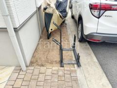 既存植栽撤去