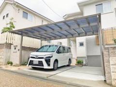 カーポート2台(ワイド) ツイン LIXIL ネスカF フラット屋根