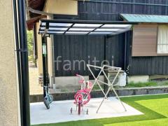 サイクルポート 自転車バイク屋根 LIXIL ネスカF ミニ フラット屋根