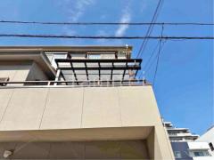ベランダ屋根 YKKソラリア2階 積雪50cm対応