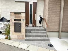 新築シンプル オープン外構
