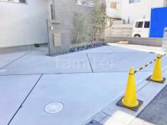 新築シンプル オープン外構