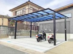 カーポート2台(ワイド) ツイン LIXIL ネスカF フラット屋根