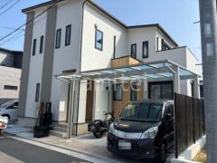 カーポート2台(ワイド) ツイン YKKAP エフルージュ FIRST フラット屋根