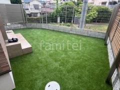 人工芝 ヨシミツ リアル人工芝 25mm 防草シート加工 タイルデッキ 壁一面 LIXIL グレイスランド ベーシック