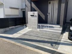 新築シンプル オープン外構